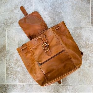 COACH Leather backpack (Brown)
